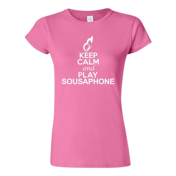 Junior Keep Calm And Play Sousaphone Music Lover Musician DT T-Shirt Tee