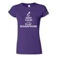 thumbnail image 1 of Junior Keep Calm And Play Sousaphone Music Lover Musician DT T-Shirt Tee, 1 of 2