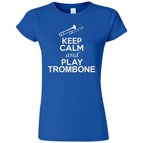 Junior Keep Calm And Play Trombone Music Lover Musician DT T-Shirt Tee