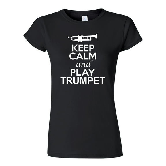 Junior Keep Calm And Play Trumpet Music Lover Musician DT T-Shirt Tee