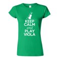 thumbnail image 1 of Junior Keep Calm And Play Viola Music Lover Musician DT T-Shirt Tee, 1 of 2