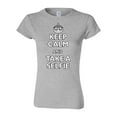 thumbnail image 1 of Junior Keep Calm And Take A Selfie Crown Funny Humor DT T-Shirt Tee, 1 of 2