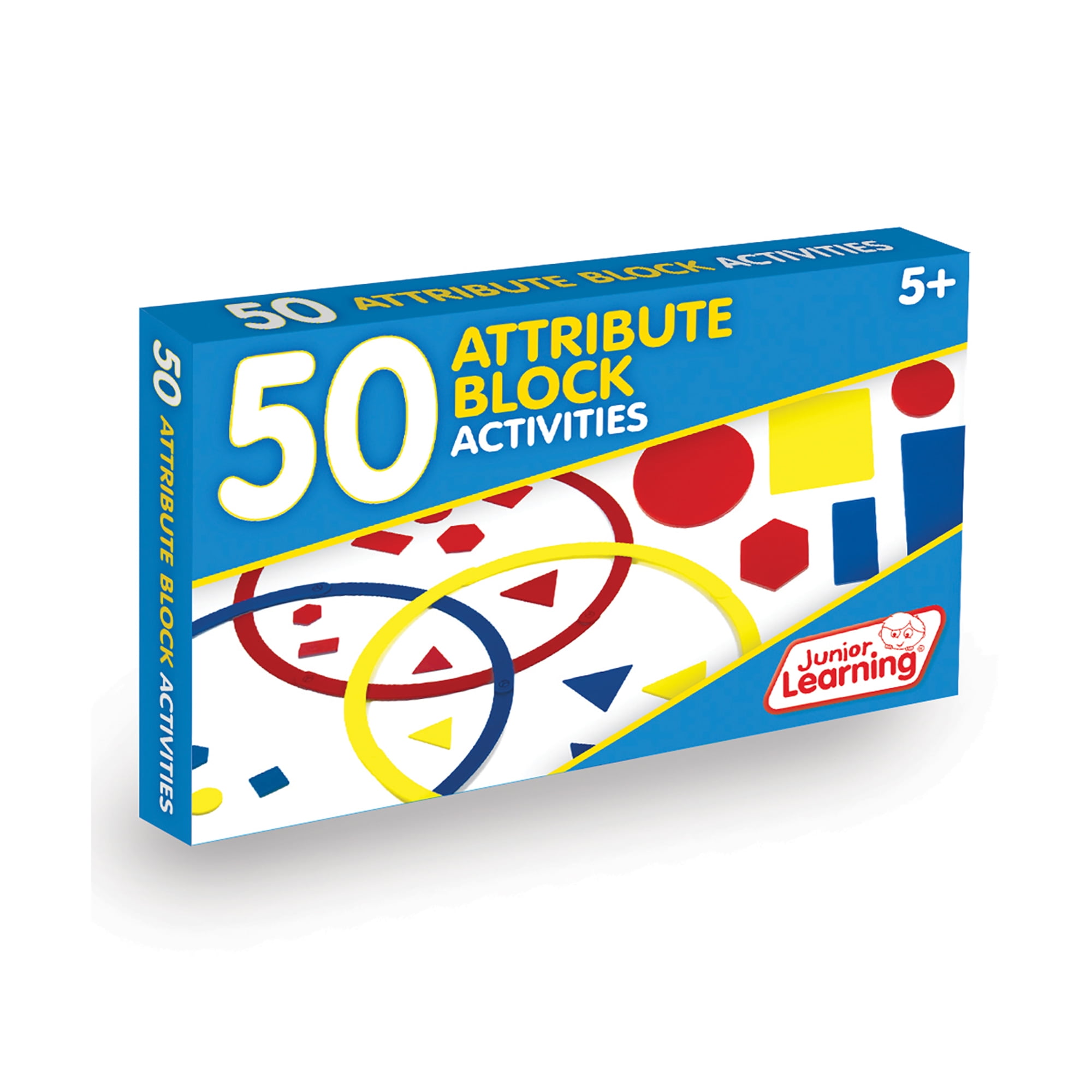 Junior Learning 50 Attribute Block Activities Learning Set