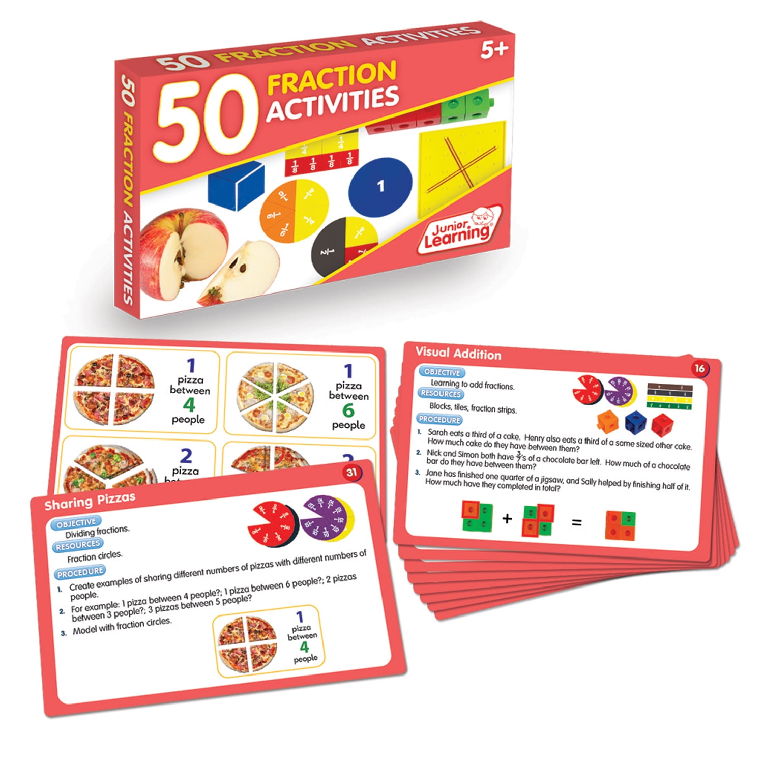Junior Learning 50 Fraction Activities