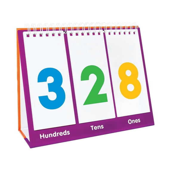 Junior Learning Base Ten Educational Flip Card Set