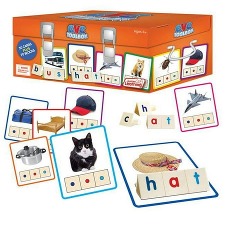 Junior Learning CVC Toolbox Educational Action Game