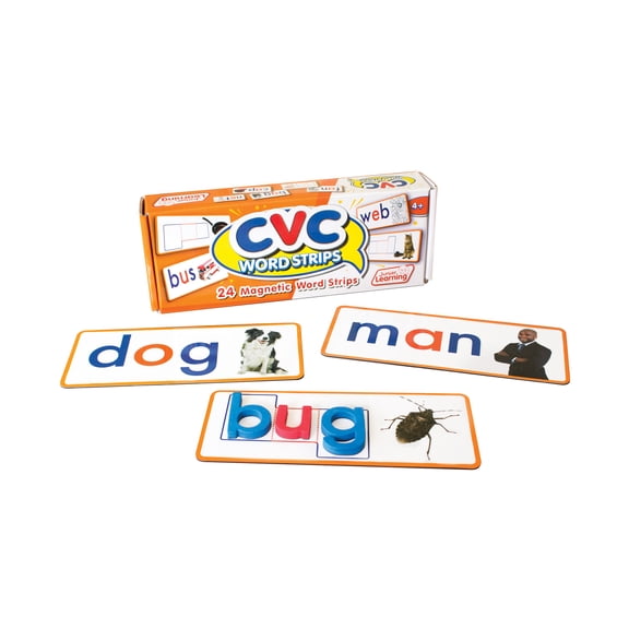 Junior Learning - CVC Word Strips Magnetic Learning Set
