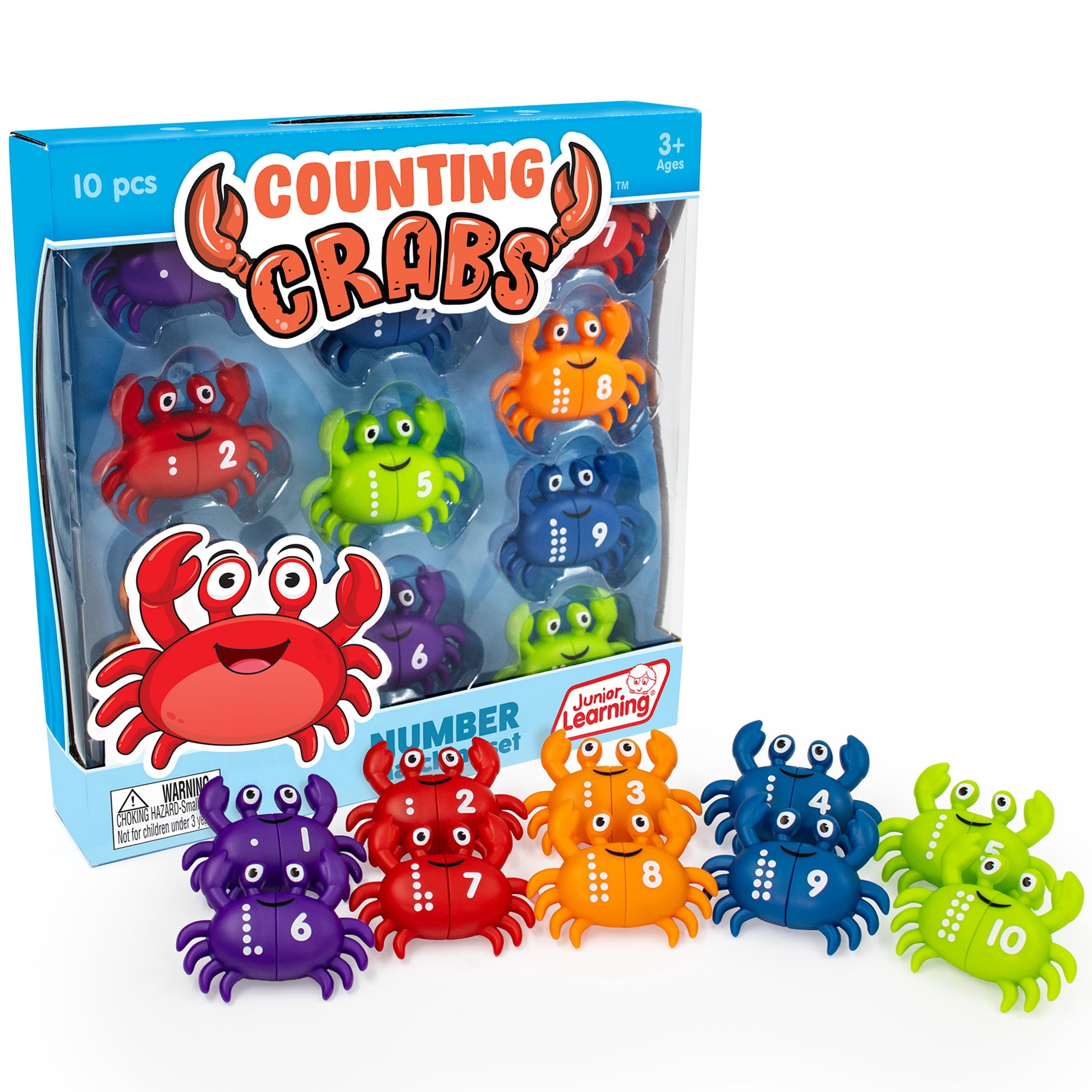 Junior Learning: Counting Crabs - Number Matching Set, Fun Early