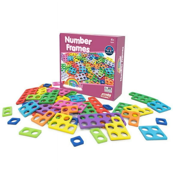 Junior Learning Rainbow Number Frames - Magnetic Activities Learning Set
