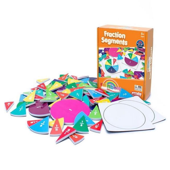 Junior Learning Fraction Segments - Magnetic Activities Learning Set