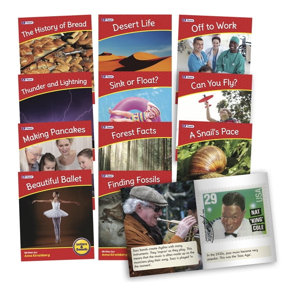 Junior Learning Letters & Sounds Phase 6 Set 2 Non-Fiction Educational Learning Set