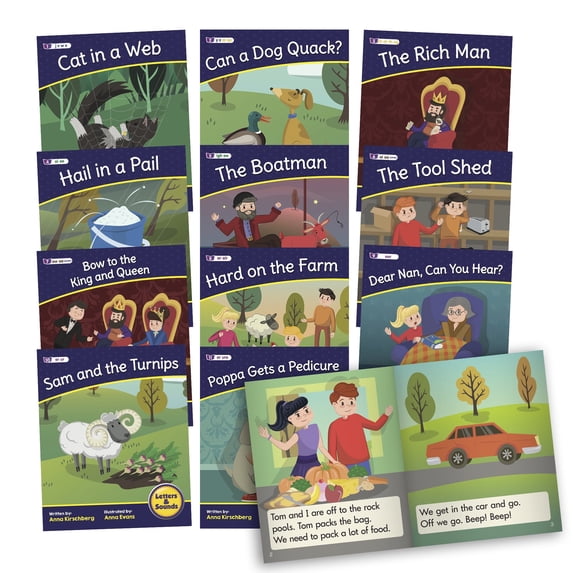 Junior Learning Letters & Sounds Phase 3 Set 2 Fiction Educational Learning Set