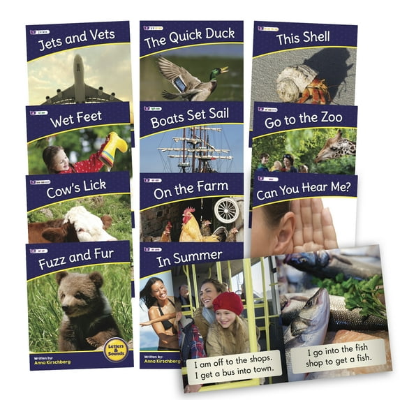 Junior Learning Letters & Sounds Phase 3 Set 2 Non-Fiction Educational Learning Set