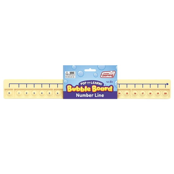 Junior Learning Number Line Pop and Learn Bubble Board