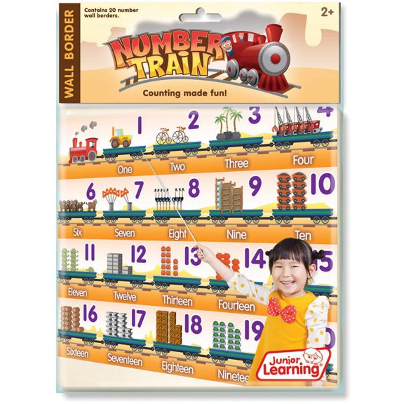 Junior Learning Number Train, Wall Border