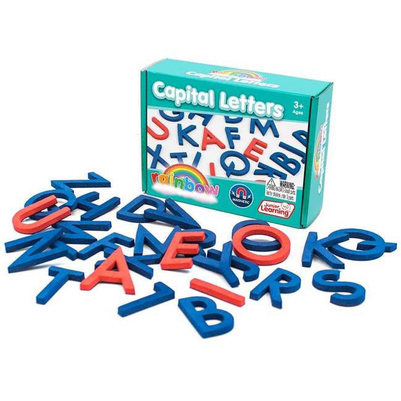 Junior Learning Rainbow Capital Letters - Magnetic Activities Learning ...