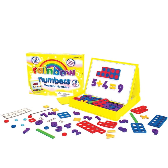 Junior Learning Rainbow Numbers Magnetic Numbers and Built-in Magnetic Board