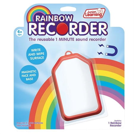 Junior Learning Rainbow Recorder - 1 Minute Sound Recorder