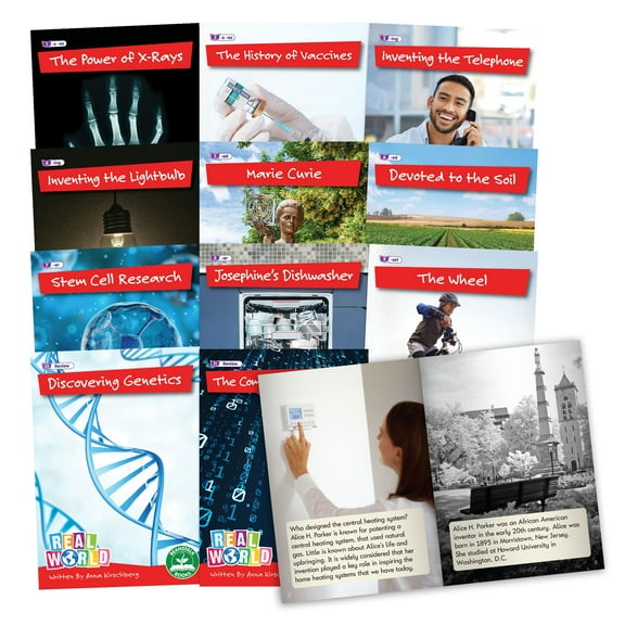 Junior Learning: Real World - Phase 6 - Non-Fiction Hi-Lo Decodables, 6 Book Set, Suffixes Learning, Kids Weekly Rainbow Phonics Reading Development