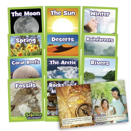 Junior Learning Science Decodables Phase 4 Non-Fiction Educational Learning Set -Earth Science