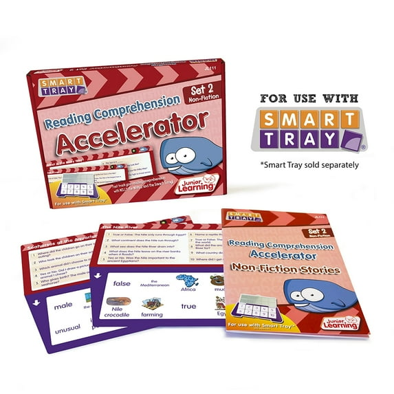 Junior Learning Smart Tray Comprehension Accelerator 2/Set Multicolor (JRL111)