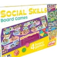 thumbnail image 1 of Junior Learning Social Skills Board Games - 4 Educational Board Games in 1 Learn about Manners, Emotions, Friendship, and Empathy, 1 of 5