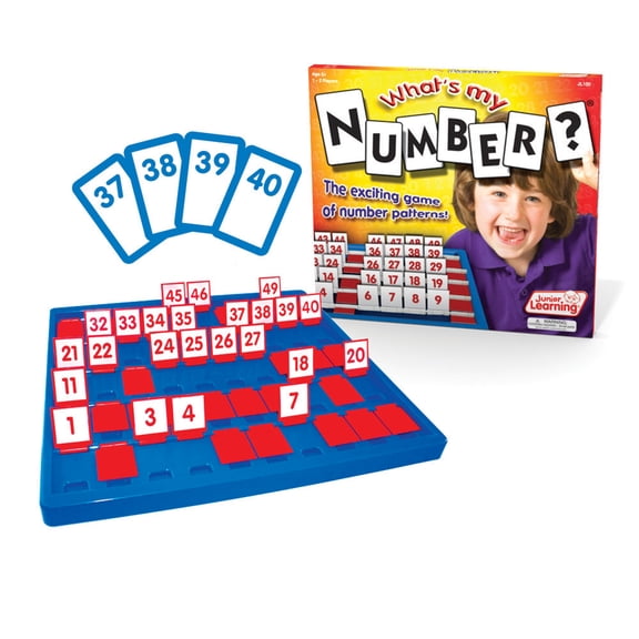 What's My Number? unior Learning for Ages 5-6 Grade 1 Grade 3 Learning, Math Number Patterns, Perfect for Home School, Educational Resources
