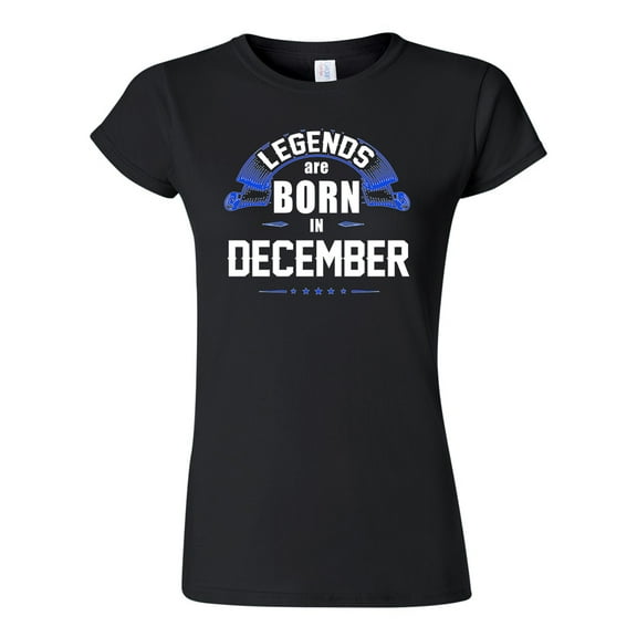 Junior Legends Are Born In December Funny DT T-Shirt Tee