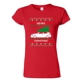 thumbnail image 1 of Junior Merry Christmas Ugly Xmas Tree Funny Humor DT T-Shirt Tee, 1 of 2