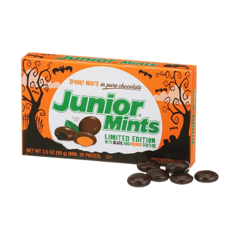 Junior Mint, Spooky Chocolate Covered Mints, 3.5 oz. Peanut Free