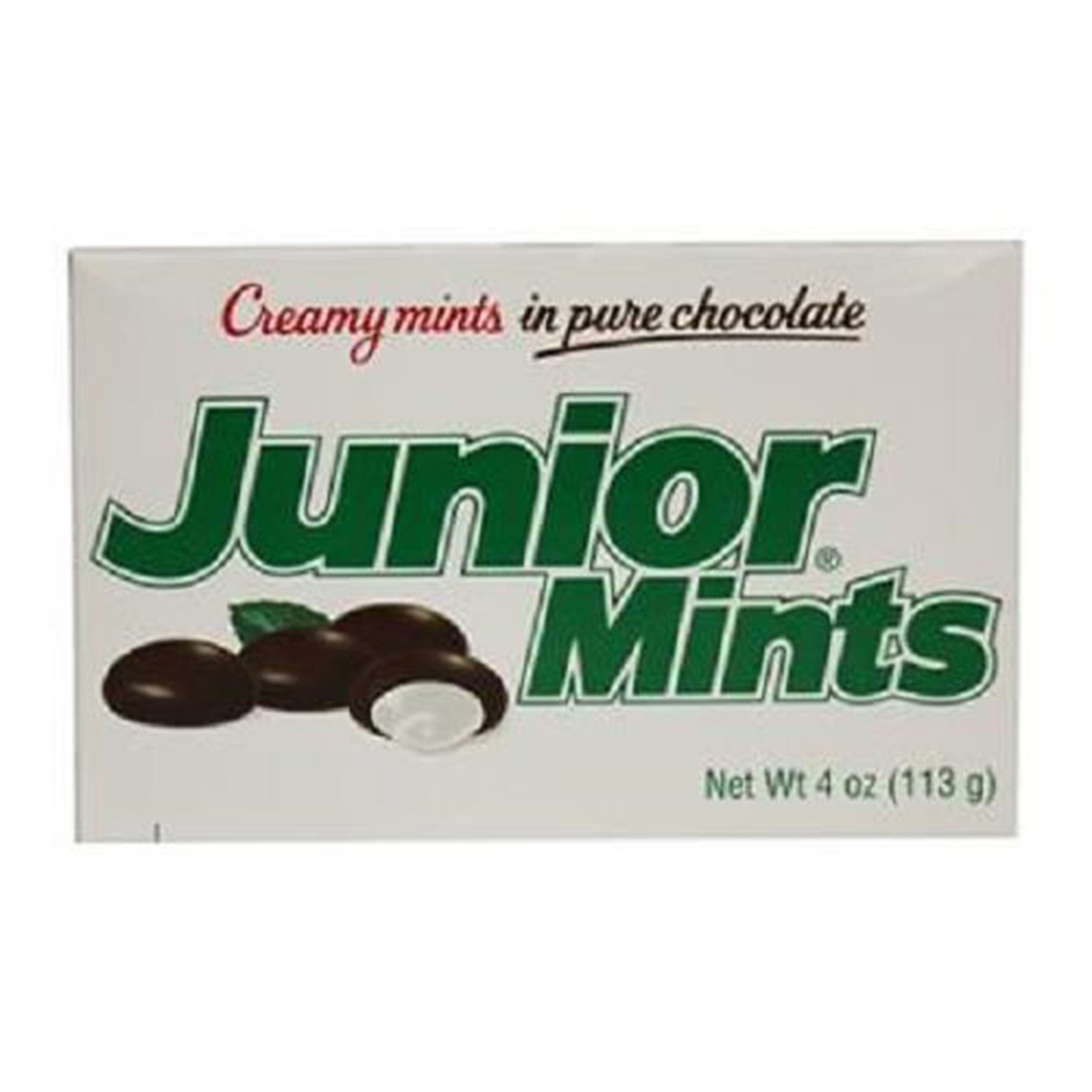Junior Mints, Creamy Mints In Chocolate, Count 1 (3.5 oz) Sugar Candy