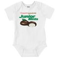 thumbnail image 1 of Junior Mints Logo Chocolate Candy Romper Boys or Girls Infant Baby Brisco Brands 18M, 1 of 6