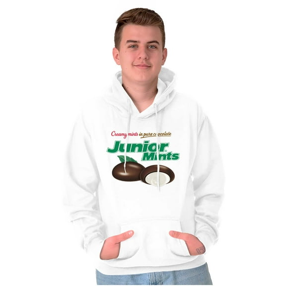 Junior Mints Logo Chocolate Candy Unisex Plus Size Hoodie Brisco Brands 2X