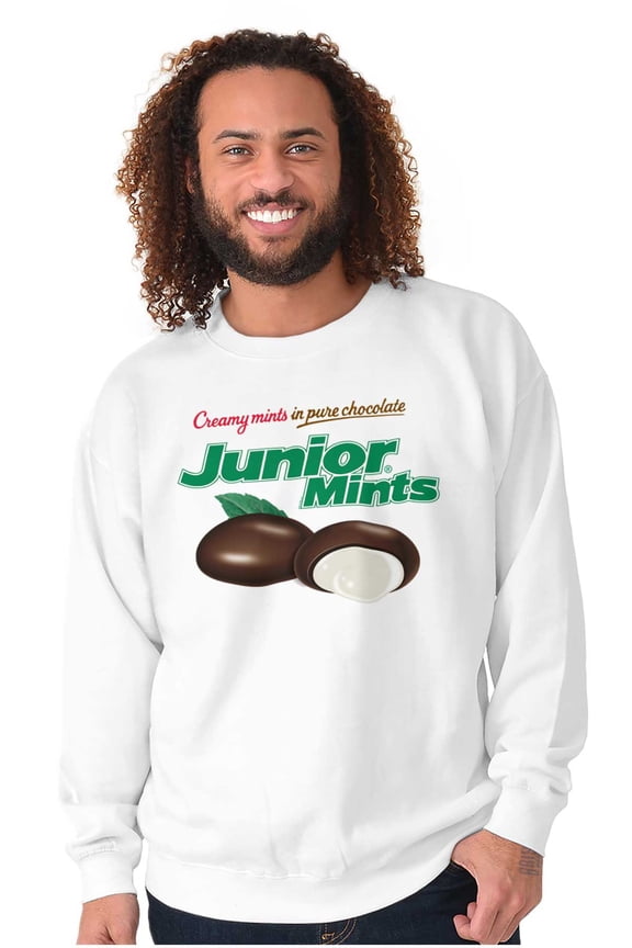 Junior Mints Logo Chocolate Candy Unisex Plus Size Sweatshirt Brisco Brands 3X