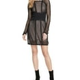 thumbnail image 1 of Junior Mixed-Mesh Illusion Sheath Dress XS, 1 of 4