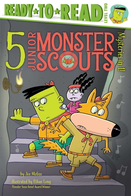Junior Monster Scouts 5 Junior Monster Scouts Mysteries in 1!: Hide-And-Seek Pup; Troll Trouble; Lost in the Library; Pumpkin Party; Don't Wak, (Paperback)