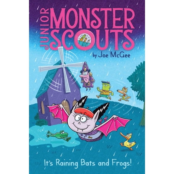 Junior Monster Scouts: It's Raining Bats and Frogs! (Series #3) (Hardcover)