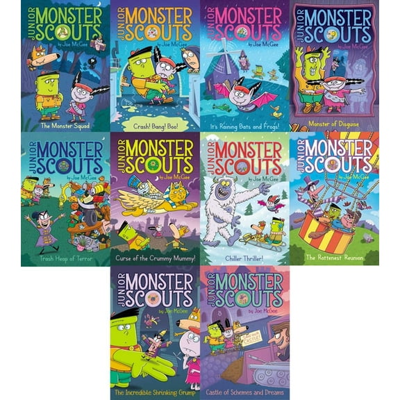 Junior Monster Scouts The Junior Monster Scouts Tiny-But-Terrifying Collected Set: The Monster Squad; Crash! Bang! Boo!; It's Raining Bats and, (Paperback)