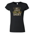 thumbnail image 1 of Junior My Lucky Hunting Shirts Deer Hunt Camouflage Funny DT T-Shirt Tee, 1 of 2