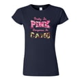 thumbnail image 1 of Junior Pretty In Pink Dangerous In Camo Funny DT T-Shirt Tee, 1 of 2