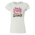 thumbnail image 1 of Junior Pretty In Pink Dangerous In Camo Funny DT T-Shirt Tee, 1 of 2