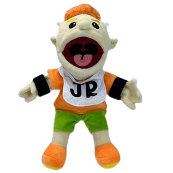 Junior Puppet Soft Plush,Junior Hand Puppet Plush Doll with Movable Mouth for Birthday Christmas Halloween Party Favor,Play House