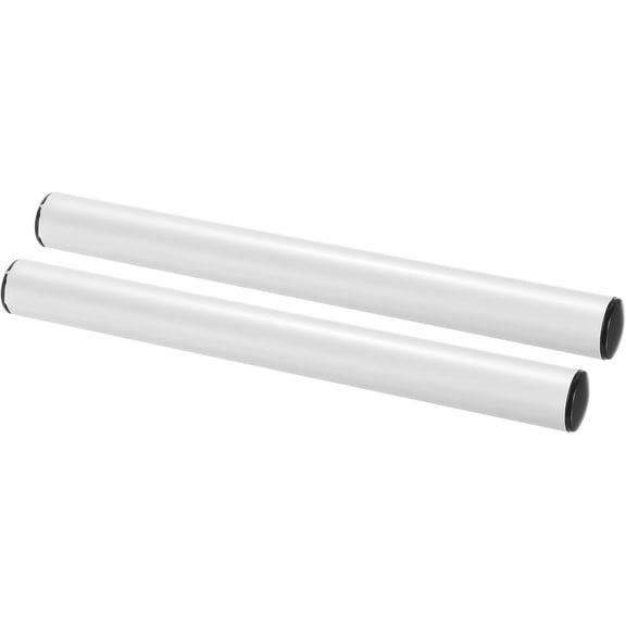 Junior Relay Track Baton, 2 Pack PVC Plastic Race Field Running Baton Relay Stick for Outdoor Athletics Sport Game Tool, White