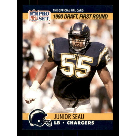 Junior Seau Rookie Card 1990 Pro Set #673