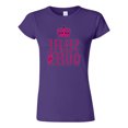 thumbnail image 1 of Junior Selfie Queen Pink Crown Reverse Funny Humor DT T-Shirt Tee, 1 of 2