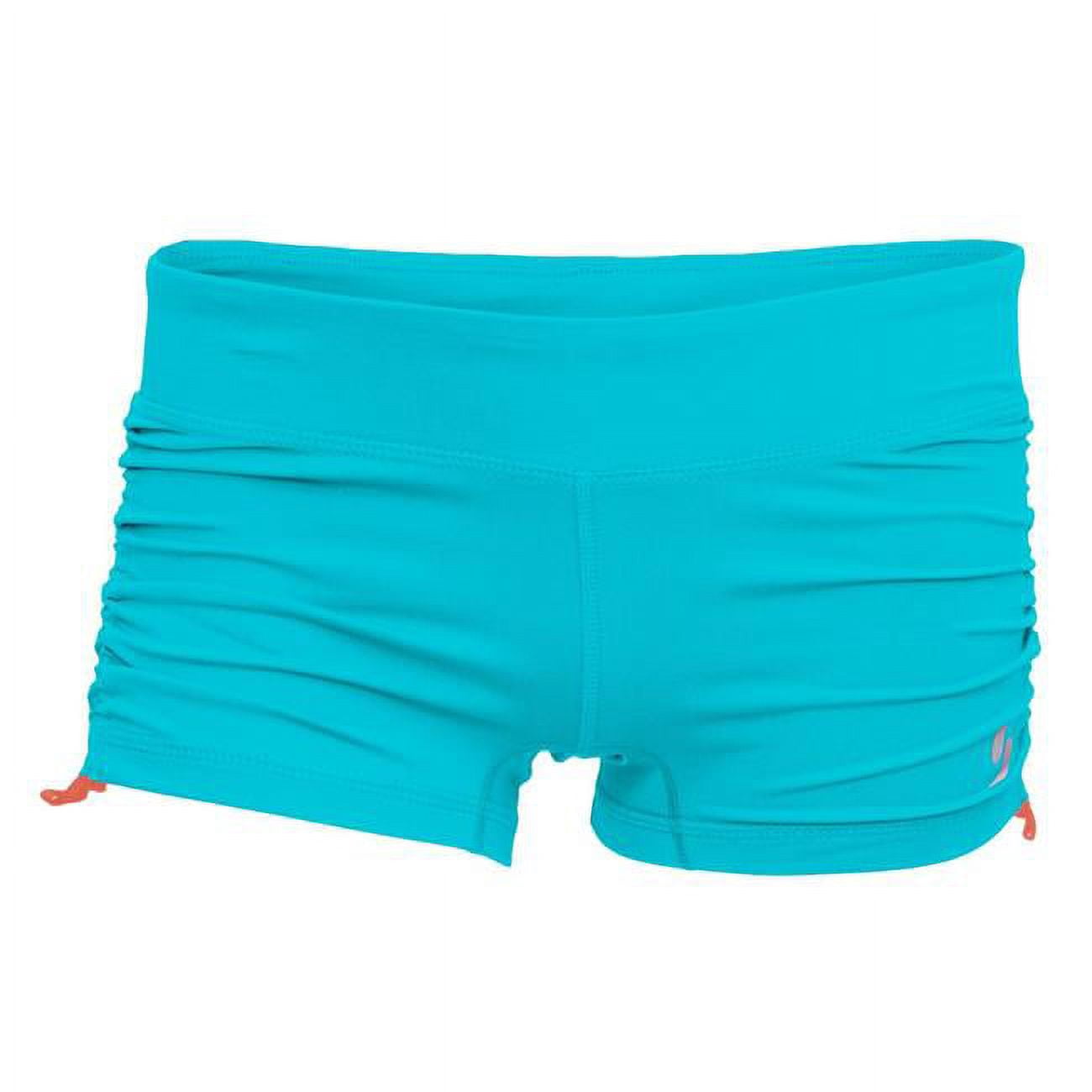 Junior Side Ruched Shorts, Scuba Blue - Extra Large - Walmart.com