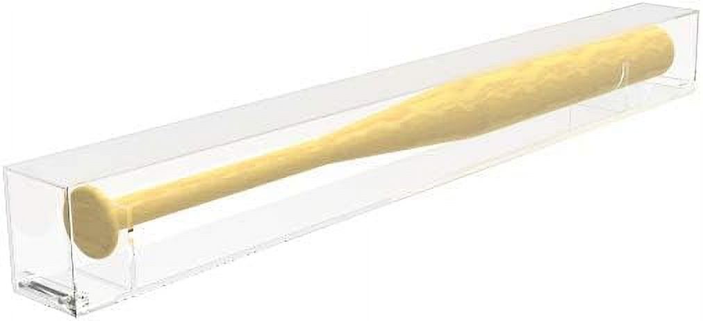 Junior Size Clear Acrylic Baseball Bat Display Small 31.5 X 4 X 4