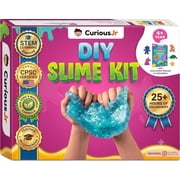 Junior Slime Kit for Kids, 15+ Activities with Instruction Manual, Glitter, Confetti & 4 Moulds, Slime Making Kit for 4+ Years Boys & Girls