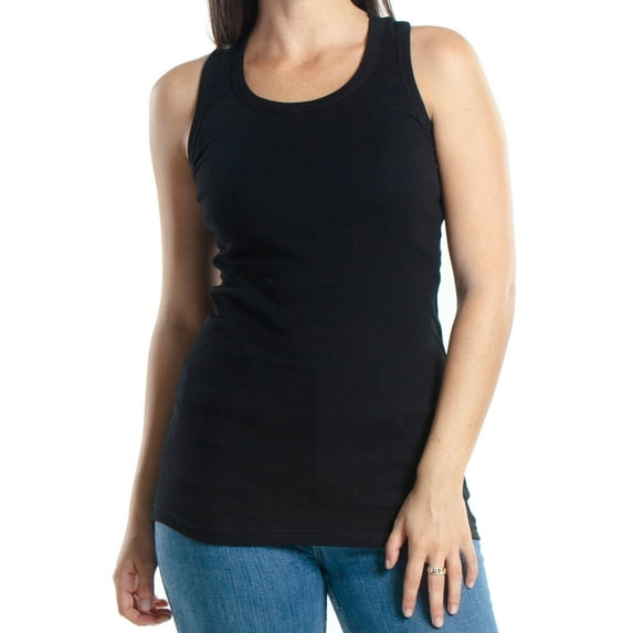 Junior Softstyle Colorful Cotton Racerback Tank Top (Large)