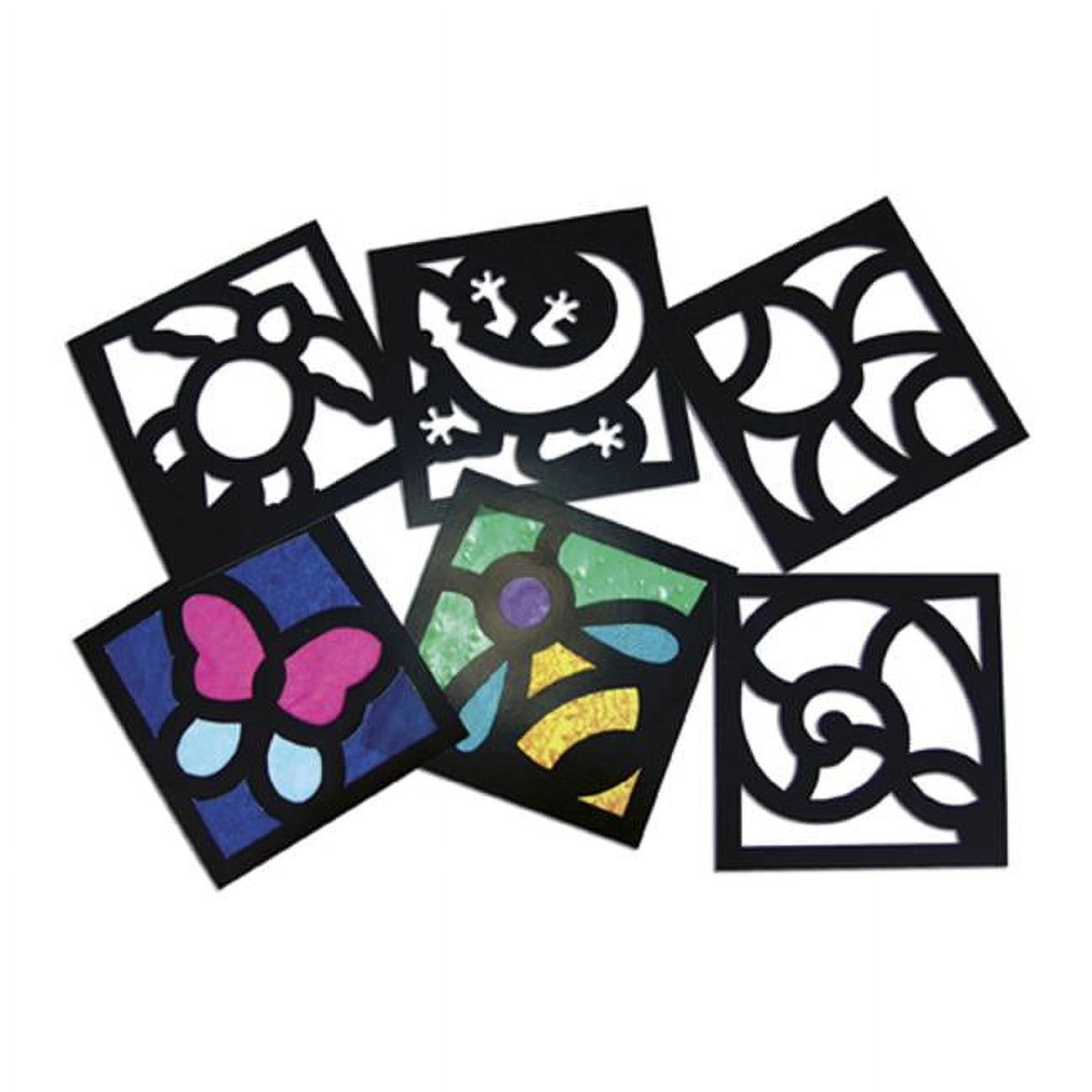 Junior Stained Glass Frames 24pkg